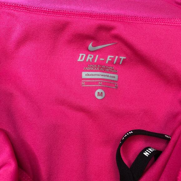 NIKE Tempo Dri-Fit Brief‎ Lined Hot Pink Running Shorts Med Training Performance - Picture 3 of 5
